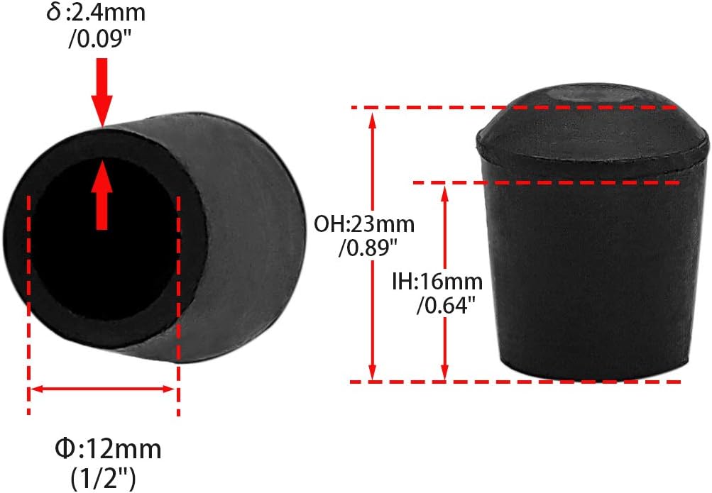 Flyshop Furniture Table Covers Non-Slip Durable Rubber Leg Tips Chair Leg Caps Floor Protectors