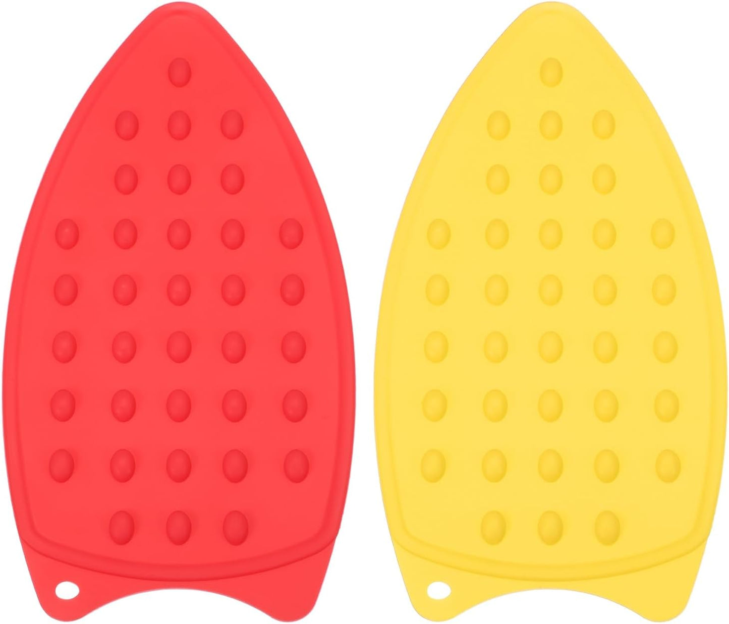 PATIKIL Silicone Iron Rest Pad, 2 Pcs Multipurpose Hot Heat Resistant Iron Rest Plate Protective