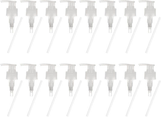uxcell 16 Pcs Soap Dispenser Pump Heads Soap Dispensers Top Pumps Replacement Switch Pumphead for