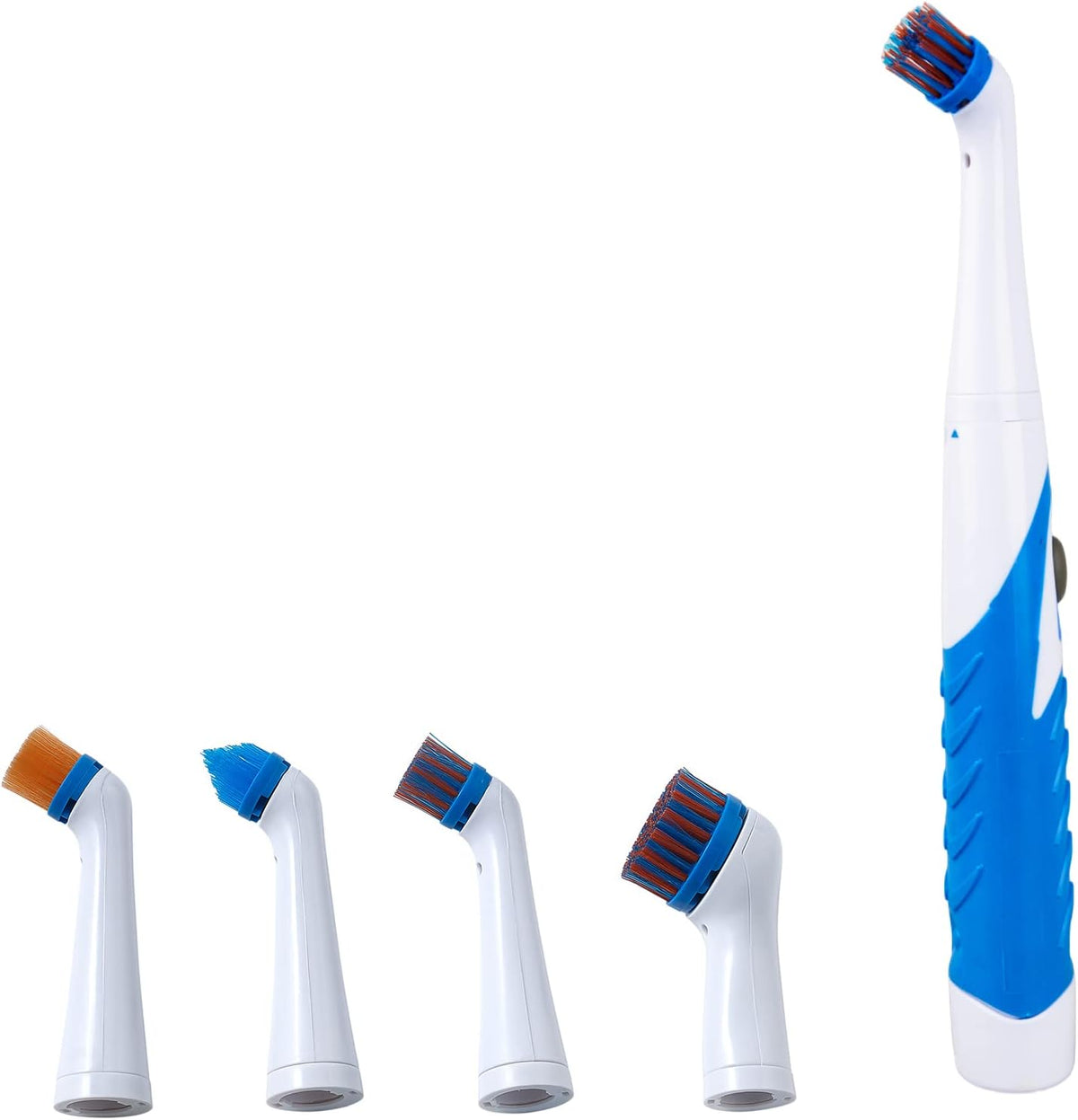 Electric Cleaning Brush with 4 in 1 Multiple Brush Heads,Indoor Household Cordless Motorized Brush