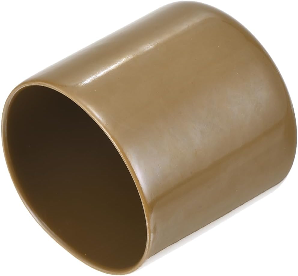 uxcell 20pcs Rubber End Caps 42mm(1 5/8") ID Vinyl PVC Round Tube Bolt Cap Cover Screw Thread