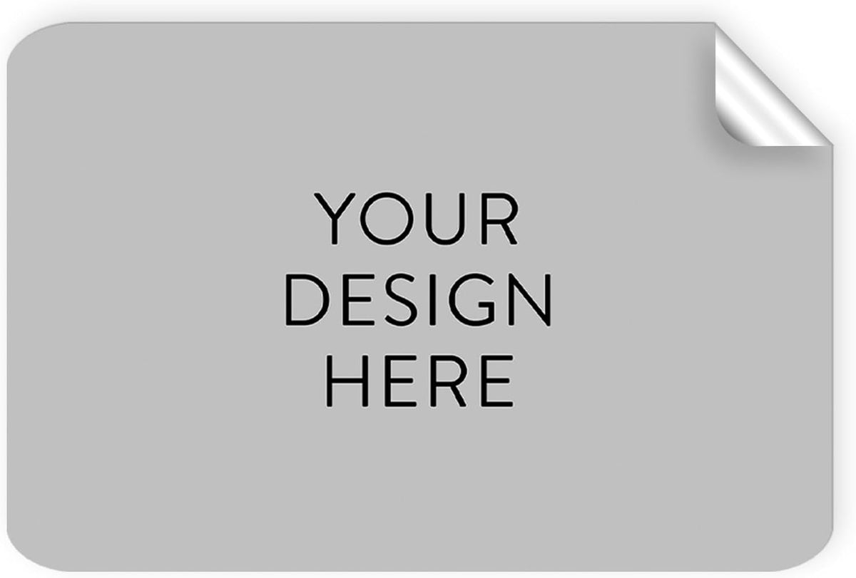 100 Custom Vinyl Stickers - Upload Your own Image, Text, Design, Logo - Personalized Logo Labels