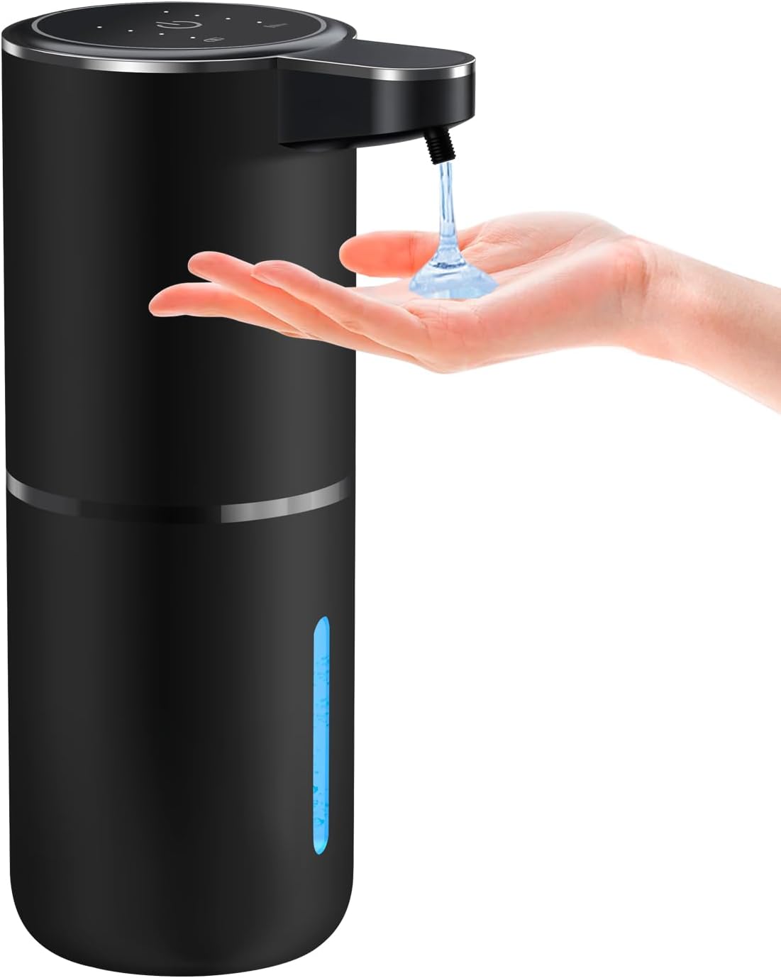 Automatic Liquid Soap Dispenser,4 Level Adjustable Liquid Dispenser, Rechargeable Soap Dispenser