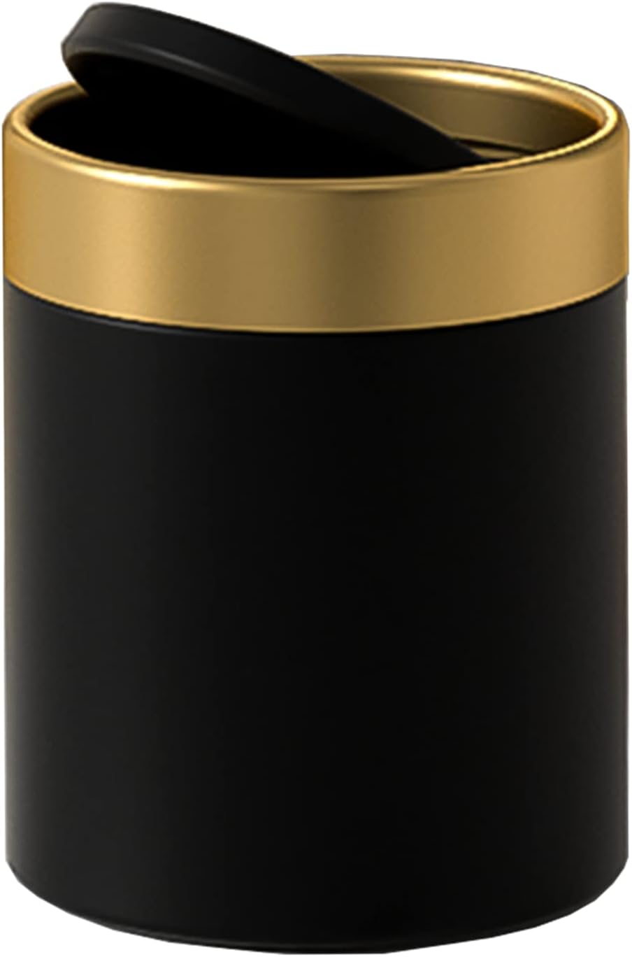 Mini Trash Can with Lid, Metal Small Tiny Mini Trash Bin Can, Mini Countertop Trash Cans for Desk