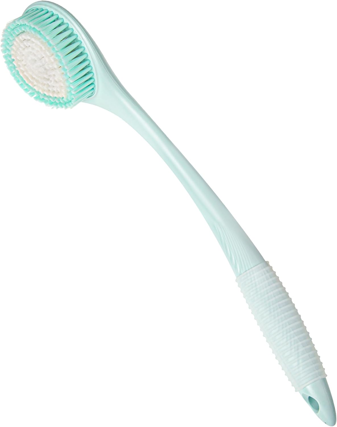 BEDELITE Back Scrubber for Shower - Long Handle Bath Brush (16.4 inches) with Soft Bristles