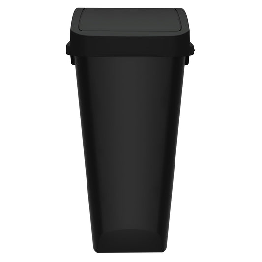 Glad Trash Can with Clorox Odor Protection | Linkable, 12 Gallon, Black
