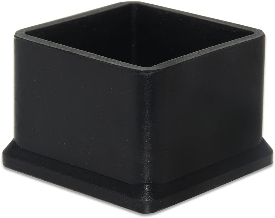 Flyshop Durable Non-Marking Silicone Chair Leg Caps Tips Floor Protectors Square Furniture Table