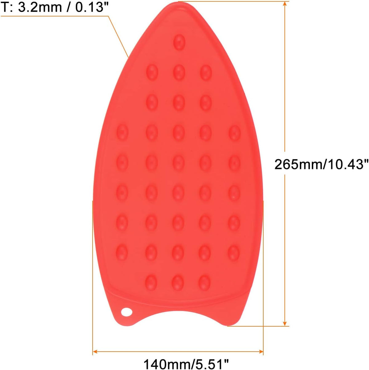 HARFINGTON Silicone Iron Rest Pad, Multipurpose Iron Hot Resistant Mat Iron Rest Plate for Ironing