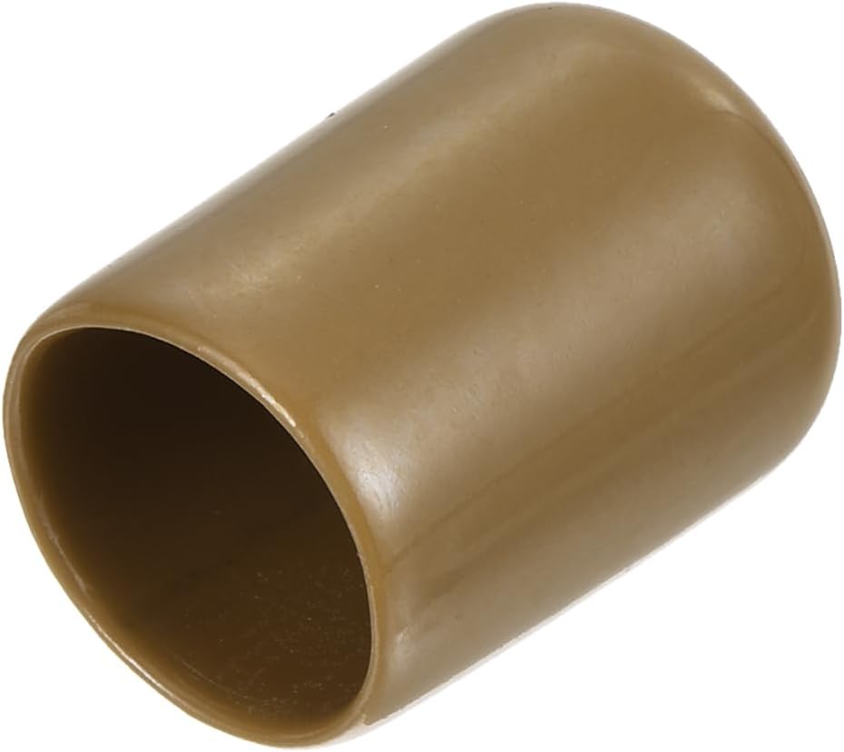 uxcell 20pcs Rubber End Caps 14mm ID Vinyl PVC Round Tube Bolt Cap Cover Screw Thread Protectors