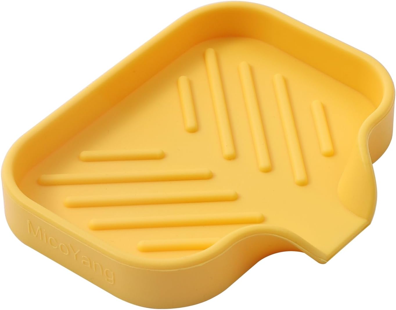 Silicone Bathroom Soap Dishes with Drain Spout-Bathroom and Kitchen Sink Organizer,Sponge
