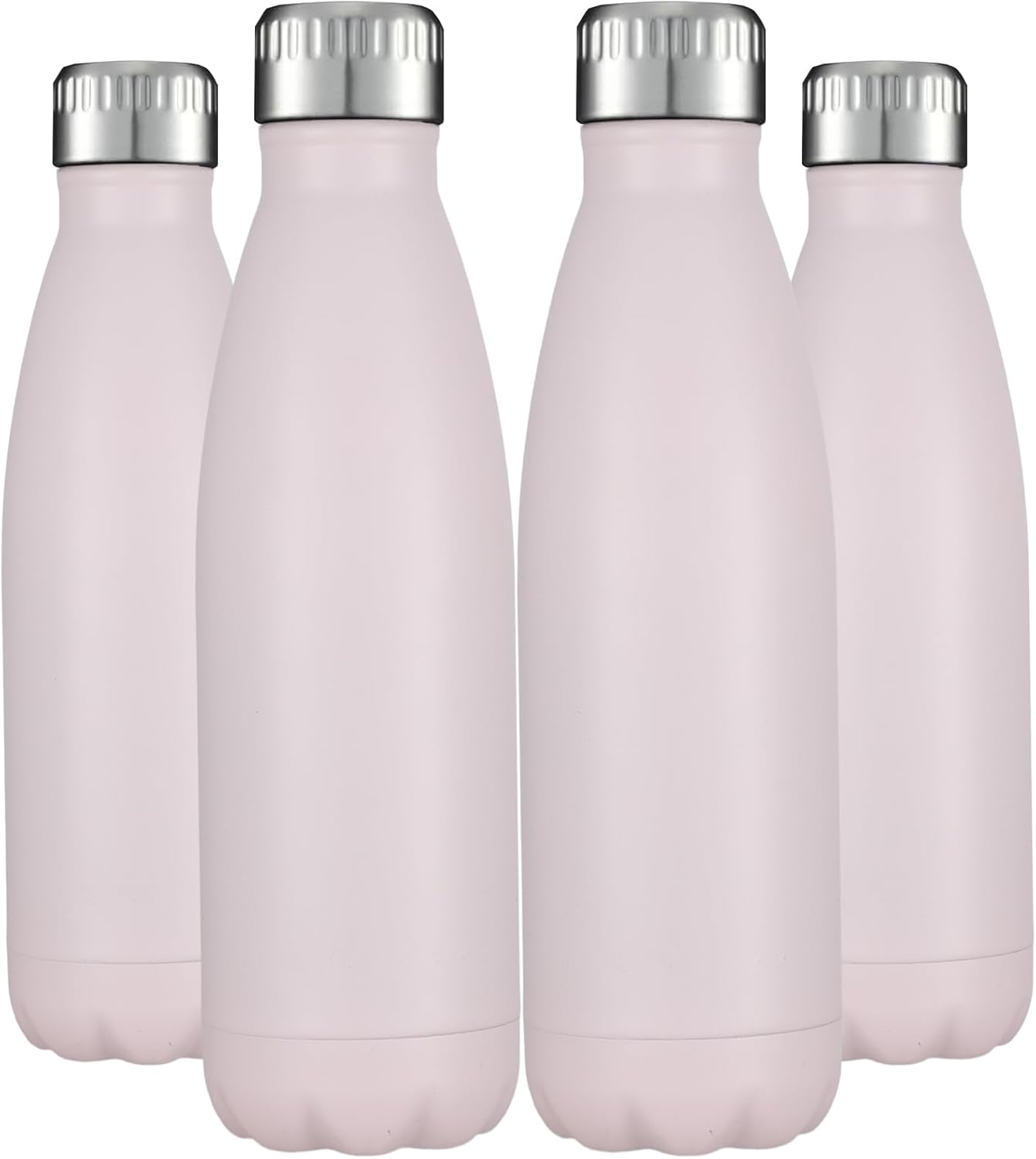 HASLE OUTFITTERS 17oz Stainless Steel Water Bottles Bulk, Vacuum Insulated Water Bottles Double
