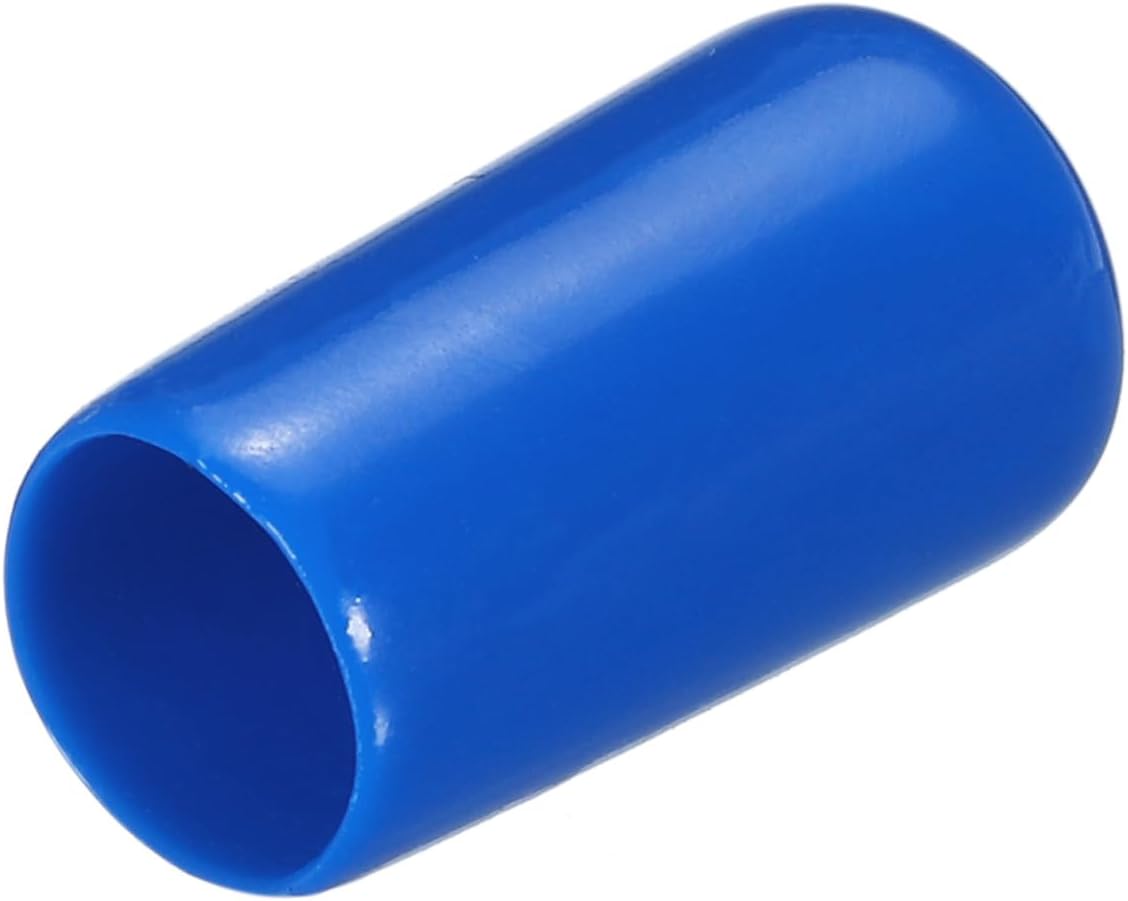 uxcell 20pcs Rubber End Caps 9.5mm ID Vinyl PVC Round Tube Bolt Cap Cover Screw Thread Protectors