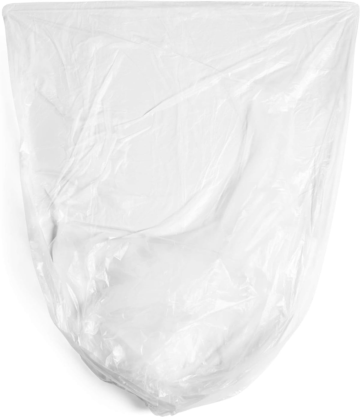 Aluf Plastics High Density Trash Bags, 16 Gallon, 1000 Count, 8 Micron (eq), 24" x 33", Clear, for