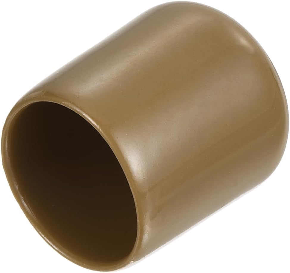 uxcell 20pcs Rubber End Caps 17mm ID Vinyl PVC Round Tube Bolt Cap Cover Screw Thread Protectors