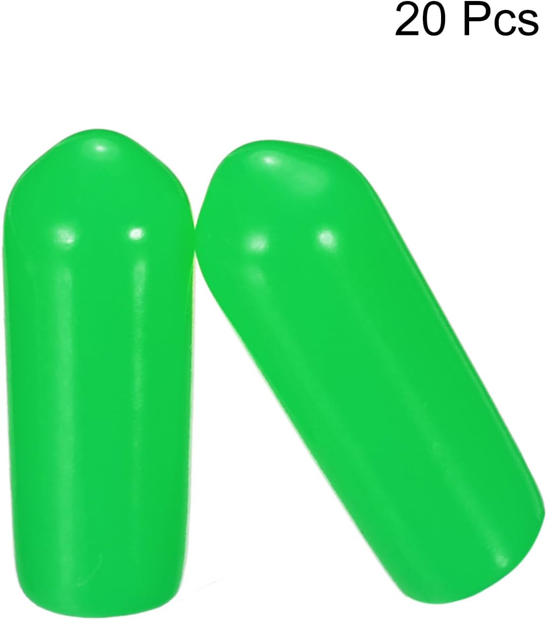 uxcell 20pcs Rubber End Caps 5mm(3/16") ID Vinyl PVC Round Tube Bolt Cap Cover Screw Thread