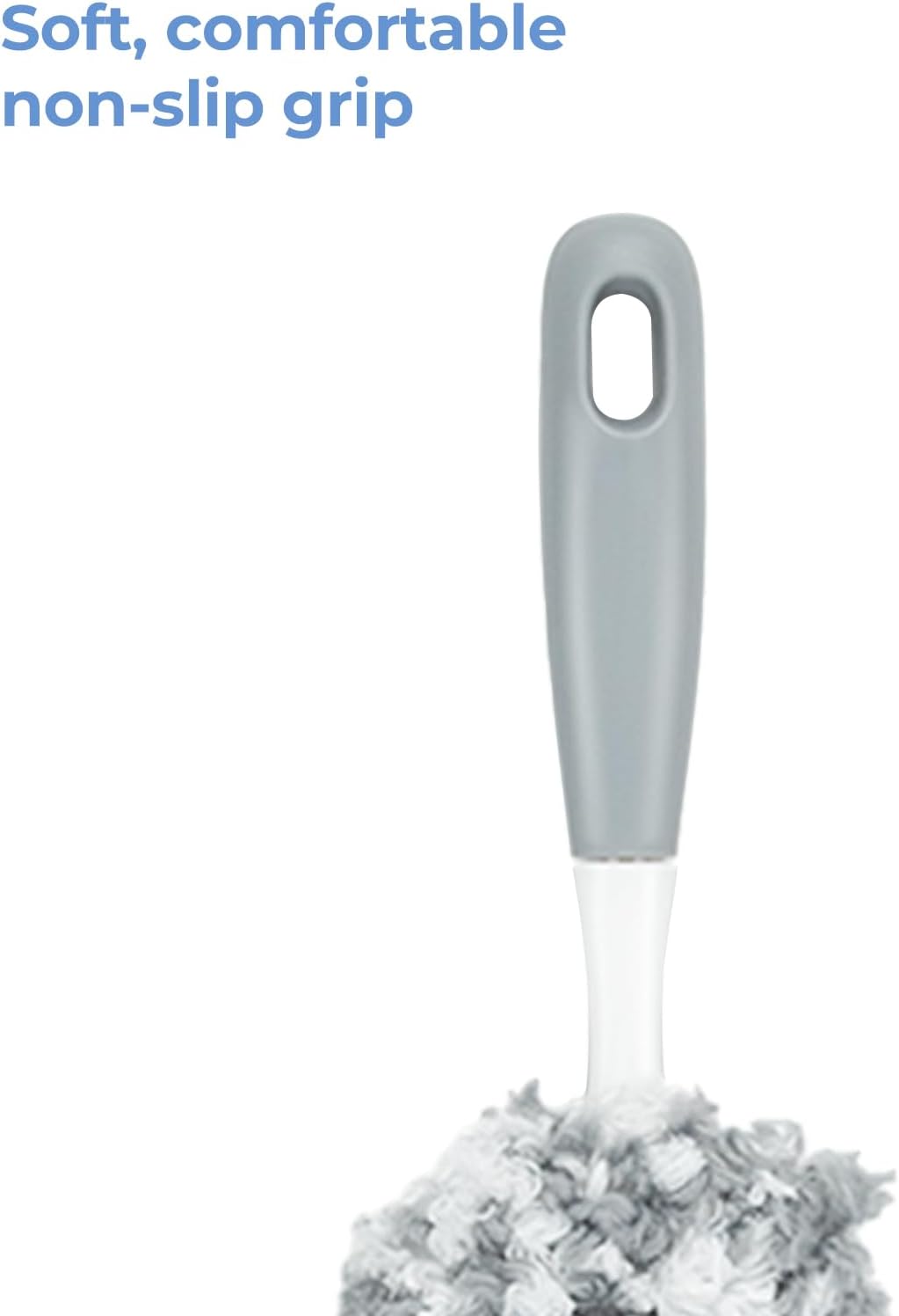 Microfiber Duster with an Extra Washable and Reusable Duster Head, Microfiber Dusters for Household