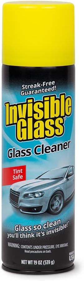 Invisible Glass 91164 19-Ounce Cleaner for Auto and Home for a Streak-Free Shine, Deep Cleaning