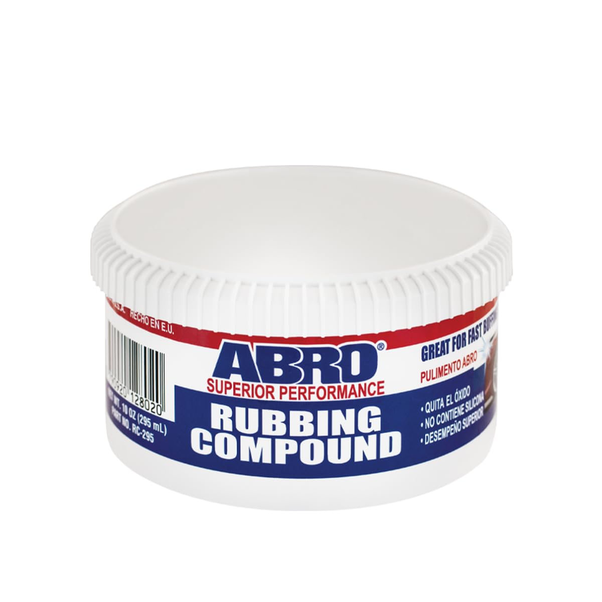 ABRO Superior Performance Automotive Rubbing Compound for Oxidized Finishes, Buff, Shine, Smooth, &