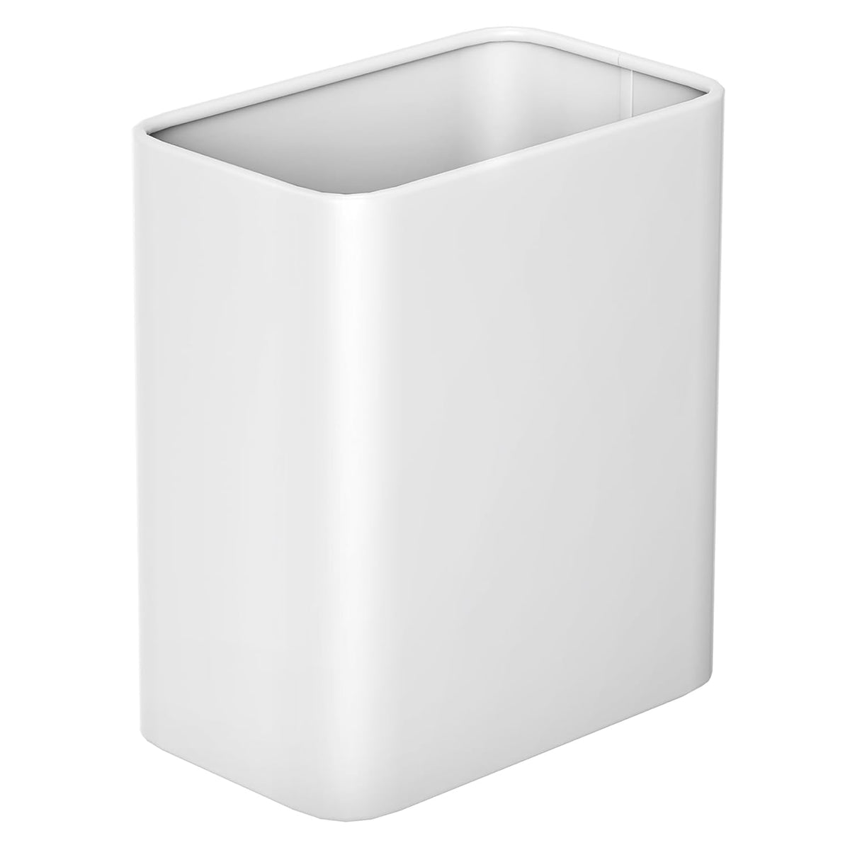 Cesun Small Bathroom Trash Can 2.1 Gallon Wastebasket, Modern Metal Garbage Can Office Waste