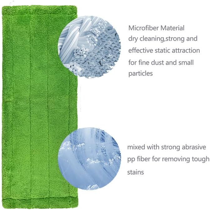 6 Pack Replacement Microfiber Hardwood Floor Mop Refill Compatible with 3M Scotch-Brite M-005 Floor