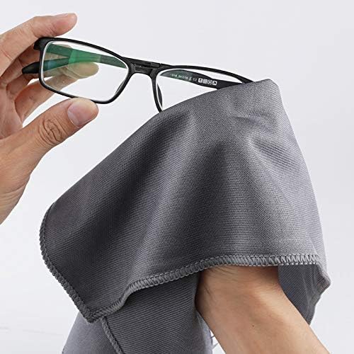 KLNYOO Microfiber Glass Cleaning Cloths Lint Free Streak Free Quickly and Easily Clean Windows &