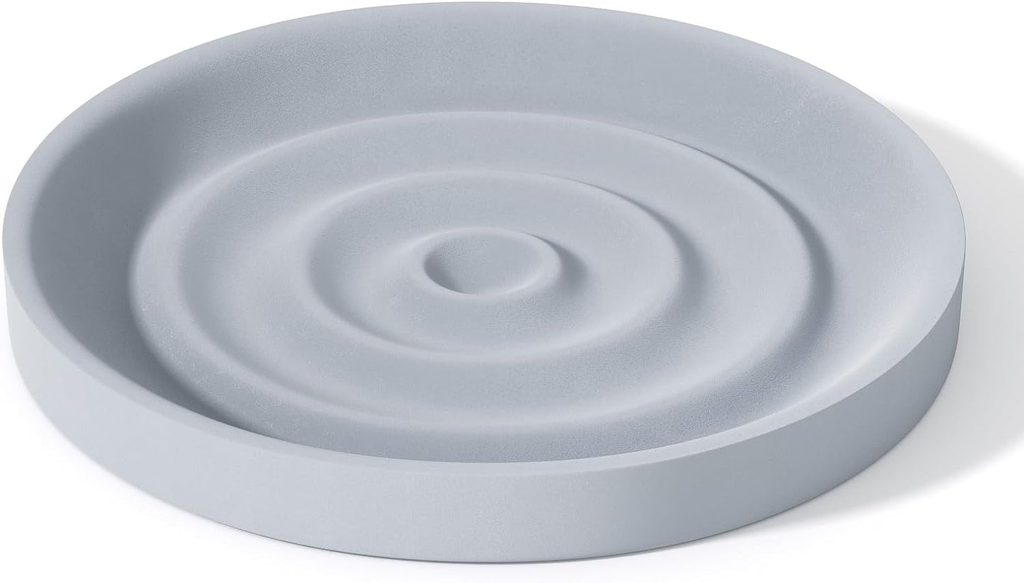 Diatomite Soap Dish Holder, Water Absorbent Stone Soap Dish, Quick Dry Stone Soap Holder