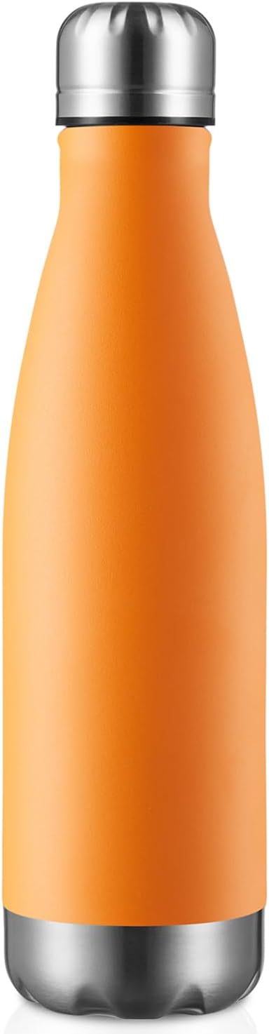 MEWAY 17oz Sport Water Bottle Vacuum Insulated Stainless Steel Leak-Proof Double Wall Cola Shape