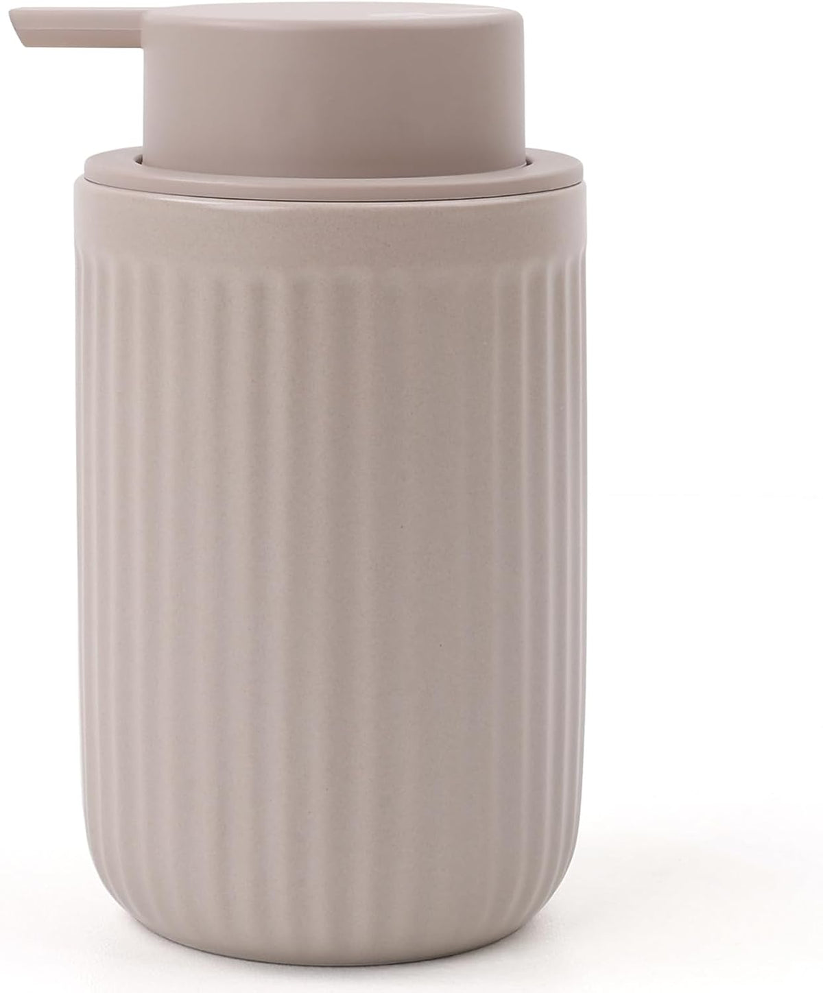 BosilunLife Dish Hand Soap Dispenser - Khaki Liquid Pump Soap Dispenser for Bathroom Decro 12oz