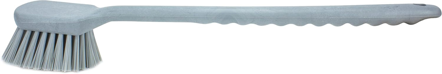 SPARTA 40501EC23 Plastic Large Scrub Brush, Kitchen Brush, Utility Brush With Long Handle For