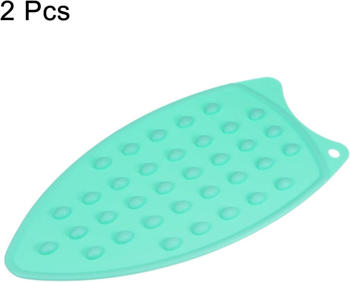 HARFINGTON 2pcs Silicone Iron Rest Pad, Multipurpose Iron Hot Resistant Mat Iron Rest Plate for