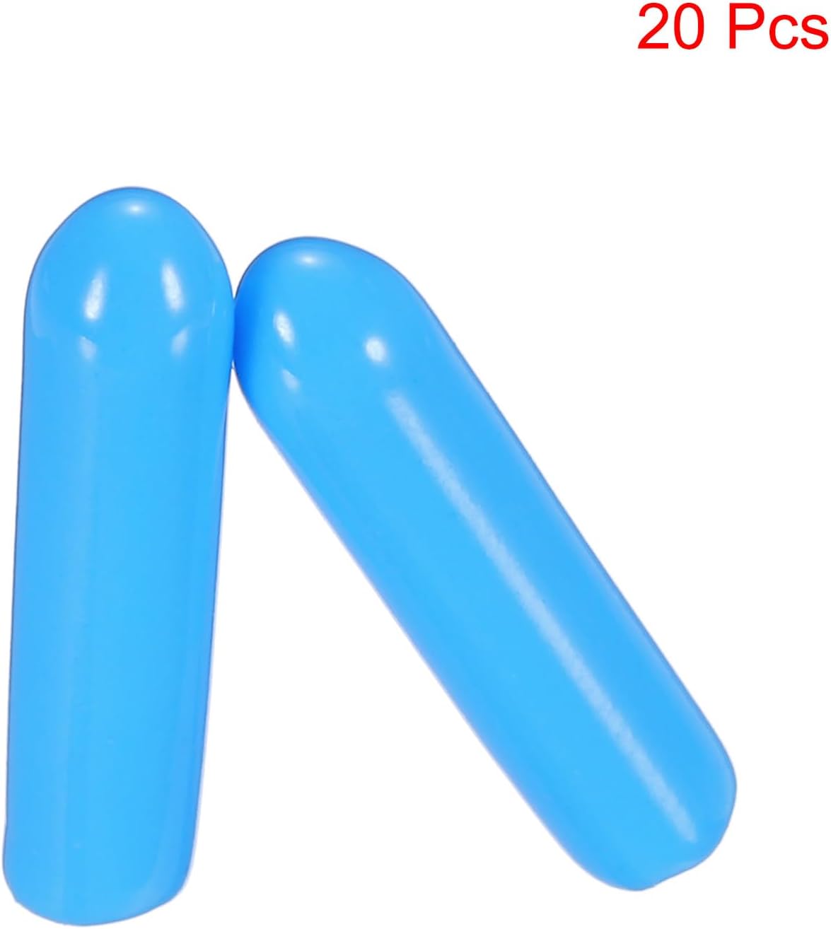 uxcell 20pcs Rubber End Caps 3mm(1/8") ID Vinyl PVC Round Tube Bolt Cap Cover Screw Thread