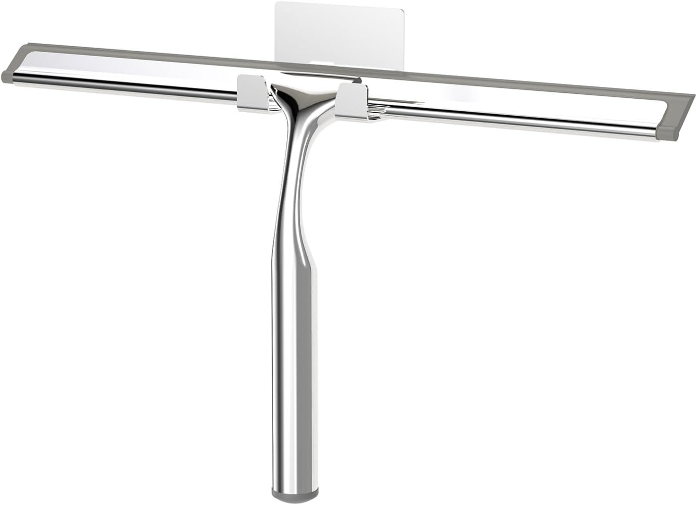 Shower Squeegee for Glass Doors, Squeegee for Shower Glass, Bathroom with Hook, Stainless Steel
