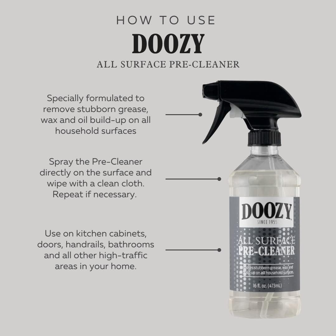 Doozy All Surface Pre-Cleaner - Pre Treatment to Easily Remove Built Up Grease, Grime, Dirt, Wax &