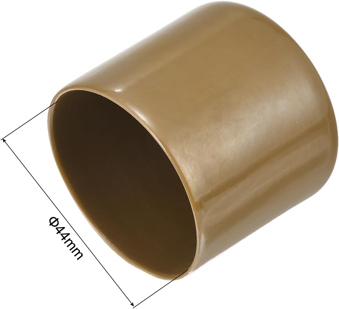 uxcell 20pcs Rubber End Caps 44mm(1 3/4") ID Vinyl PVC Round Tube Bolt Cap Cover Screw Thread