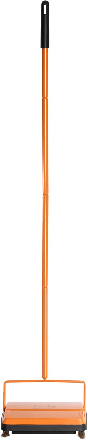 STANLEY HOME PRODUCTS Electrostatic Carpet & Floor Sweeper - Heavy Duty Lightweight Floor Cleaner