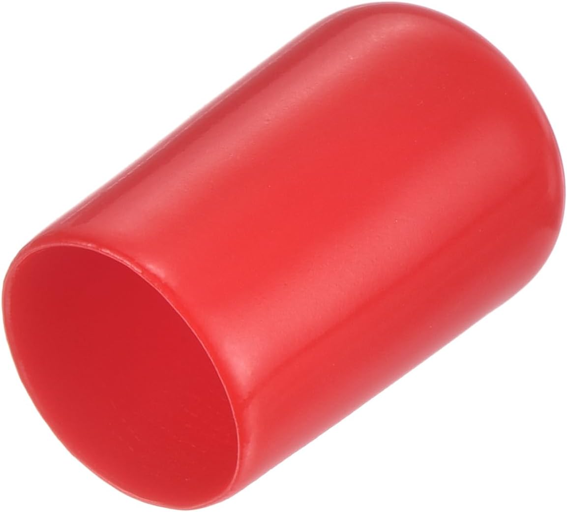 uxcell 20pcs Rubber End Caps 12.5mm(1/2 inch) ID Vinyl Round Tube Bolt Cap Cover Thread Protectors