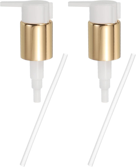 uxcell 2 Pcs Soap Dispenser Pump Heads, Hand Soap Dispensers Top Pumps Replacement Clip-on Pumphead