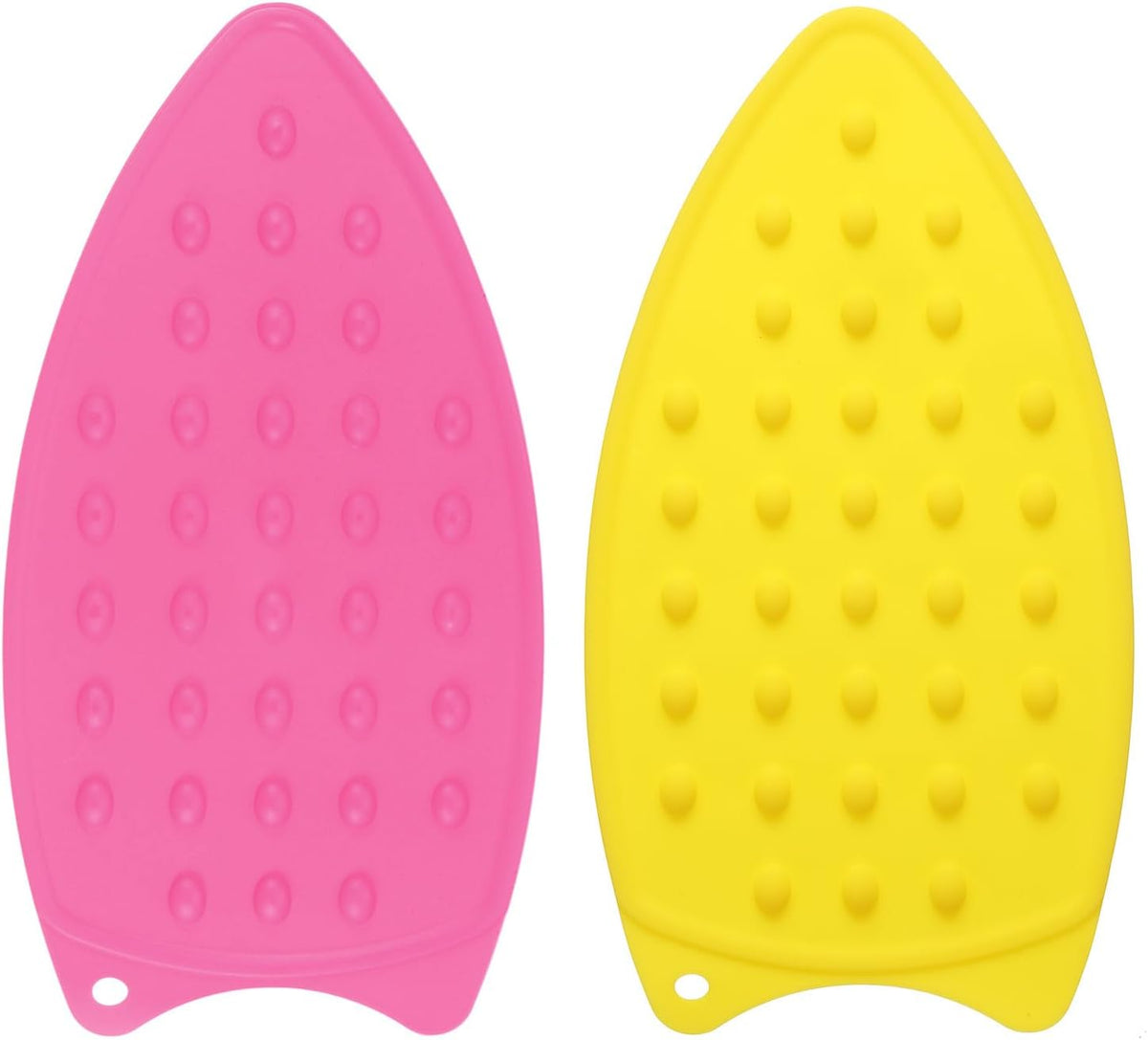 HARFINGTON 2pcs Silicone Iron Rest Pad, Multipurpose Iron Hot Resistant Mat Iron Rest Plate for