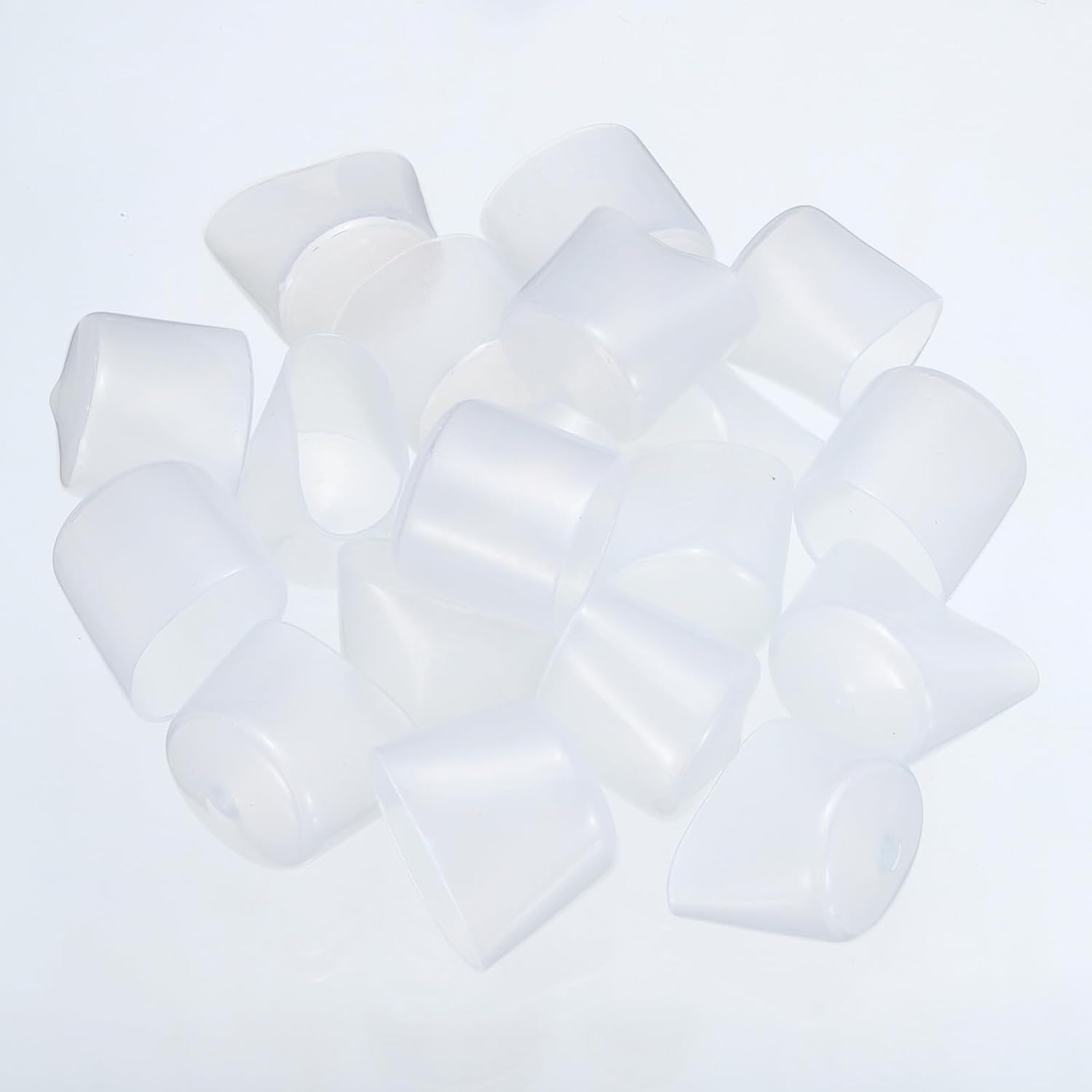 uxcell 20pcs Rubber End Caps 30mm ID Vinyl PVC Round Tube Bolt Cap Cover Screw Thread Protectors