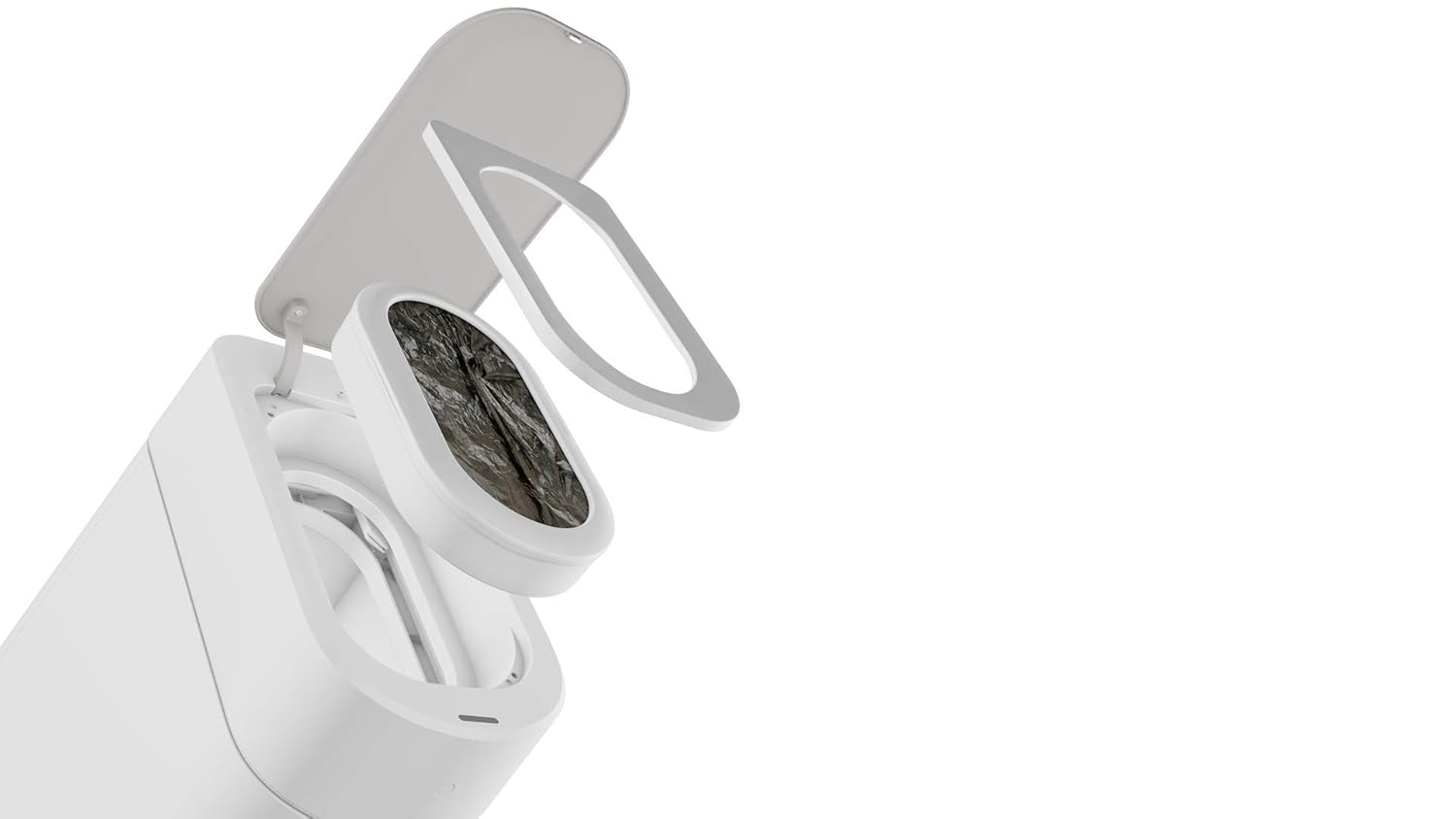 TOWNEW T3 Slim Official Refill Rings for Smart Kitchen Trash Can | Durable Garbage Bags Electric