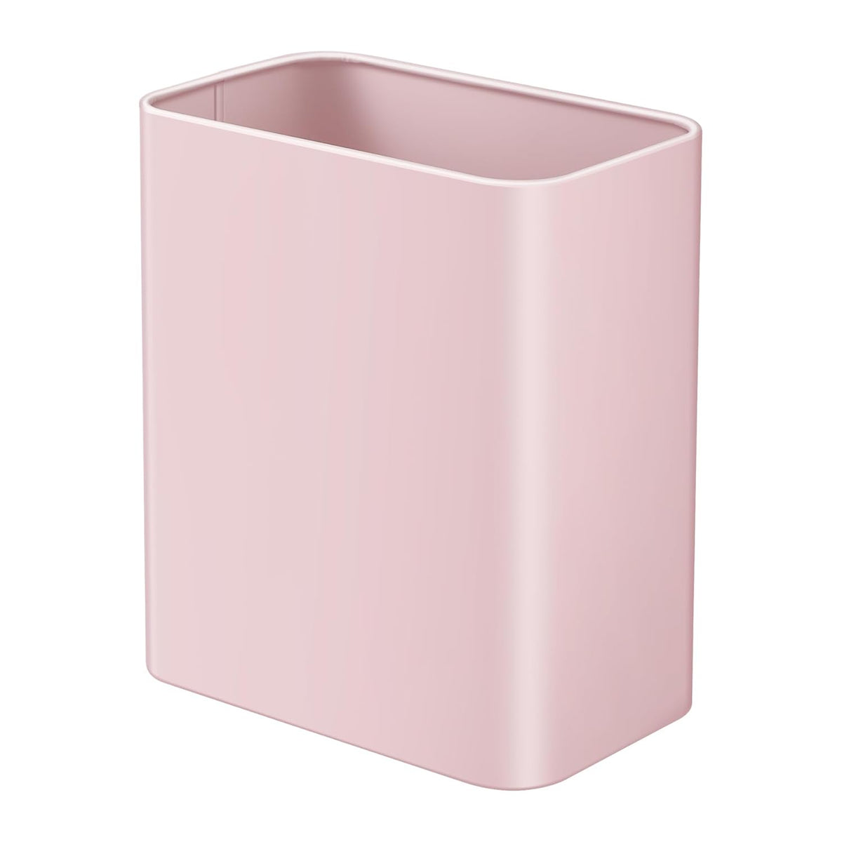 TIPGO Small Metal Trash Can, 2.1 Gallon Slim Trash Can for Bathroom, Wastebasket Garbage Bin for