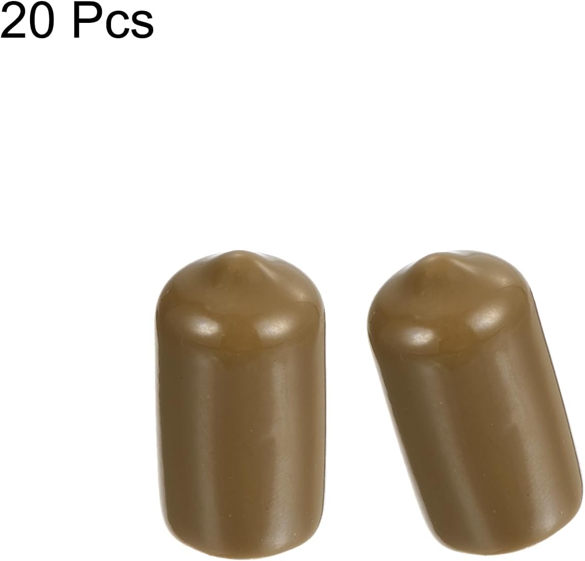 uxcell 20pcs Rubber End Caps 11mm ID Vinyl PVC Round Tube Bolt Cap Cover Screw Thread Protectors