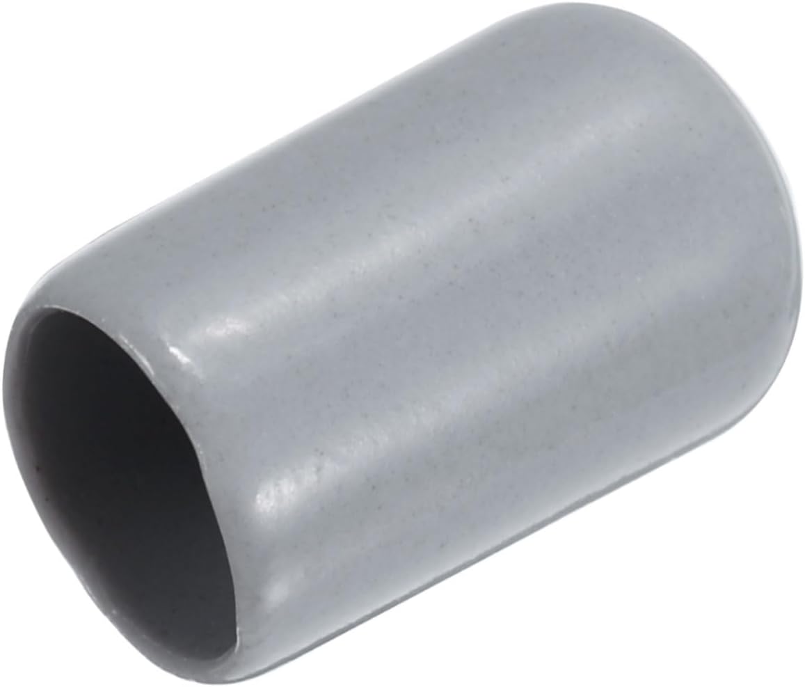 uxcell 20pcs Rubber End Caps 9.5mm(3/8") ID Vinyl PVC Round Tube Bolt Cap Cover Screw Thread