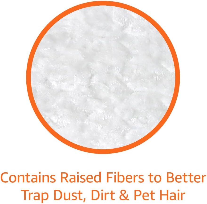 Amazon Basics Heavy Duty Dry Sweeping Cloths to Clean Dust, Dirt, Pet Hair, Fits Swiffer Sweeper