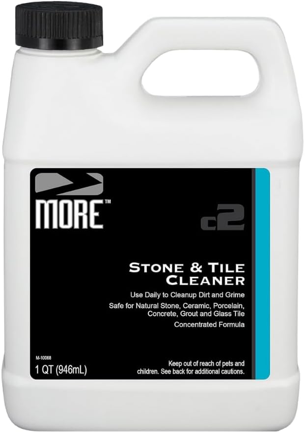 MORE - Stone & Tile Cleaner - Grout & Floor Cleaner for Natural Stone, Marble, Concrete, Ceramic, &