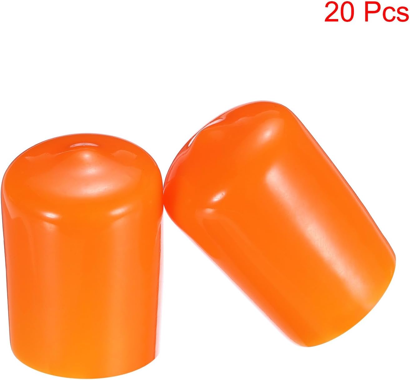 uxcell 20pcs Rubber End Caps 19mm(3/4") ID Vinyl PVC Round Tube Bolt Cap Cover Screw Thread