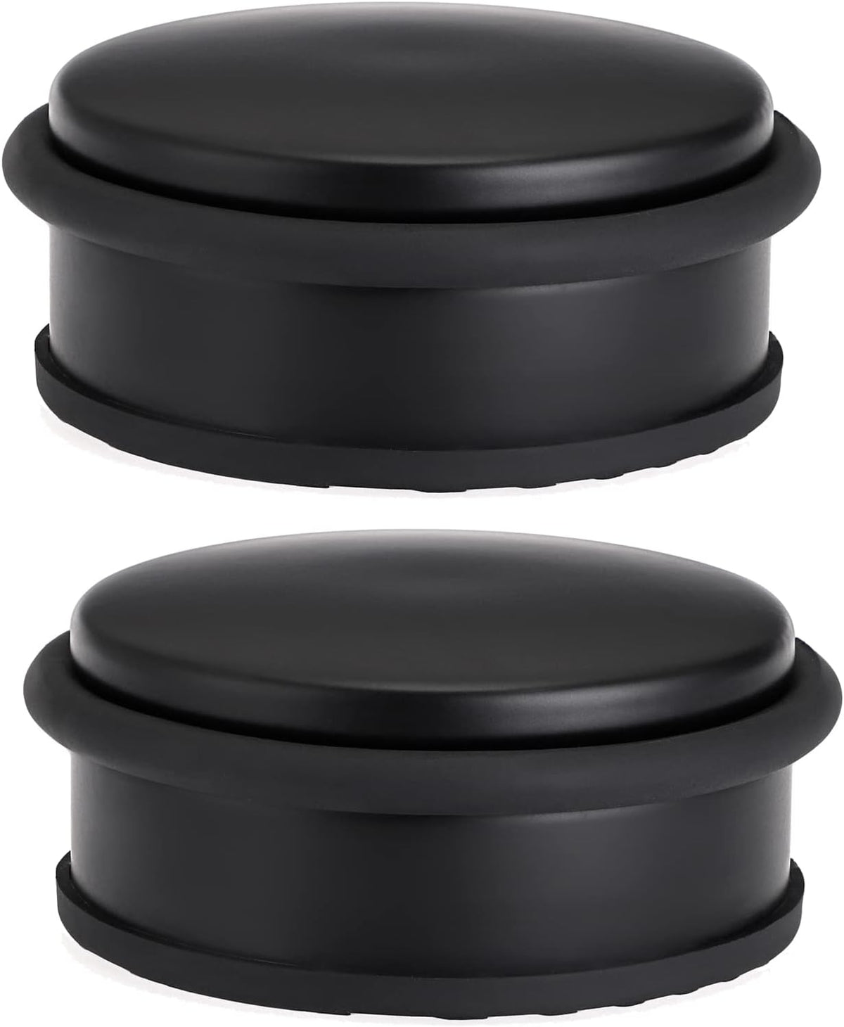 Sumnacon 2Pcs Heavy Duty Door Stoppers No Drill, Sturdy Stainless Steel Floor Door Stops with
