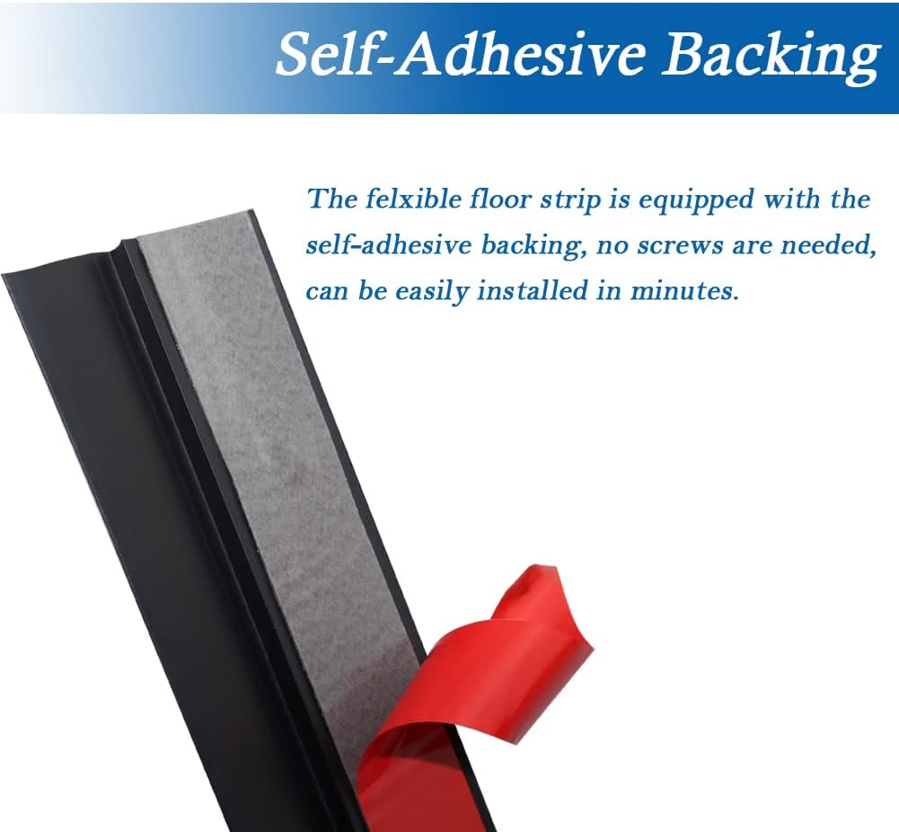 Floor Transition Strip Self Adhesive Carpet & Flooring Transitions Edging Trim Strip PVC Threshold