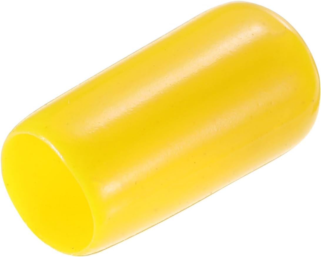 uxcell 20pcs Rubber End Caps 7mm ID Vinyl PVC Round Tube Bolt Cap Cover Screw Thread Protectors
