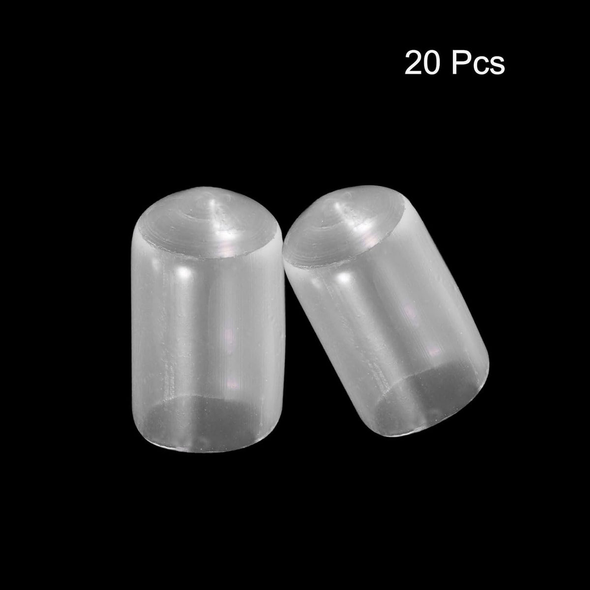uxcell 20pcs Rubber End Caps 9mm ID Vinyl PVC Round Tube Bolt Cap Cover Screw Thread Protectors